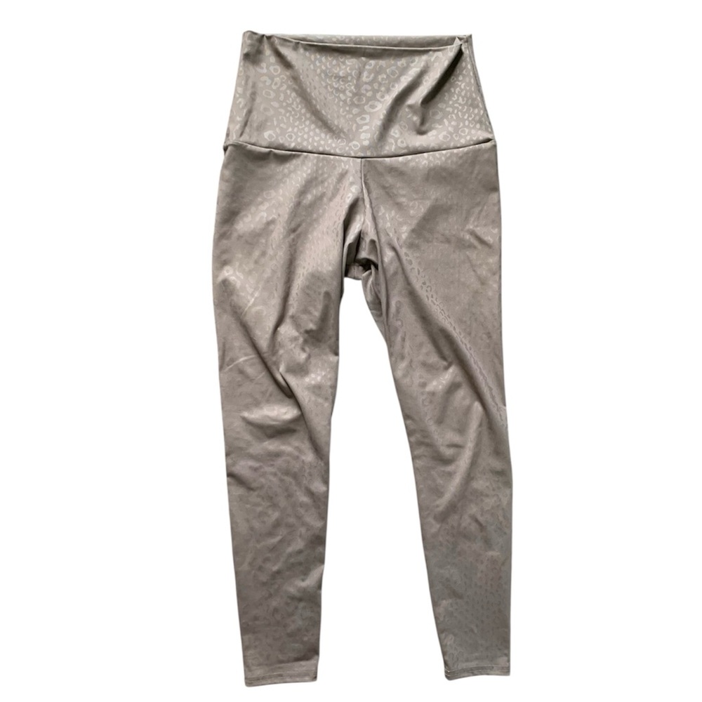 Emily Hsu Designs Tan Snakeskin Leggings L